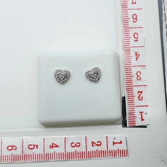 - "925 Sterling Silver Plated CZ Earrings, INUS1BR171 - Picture 9 of 9